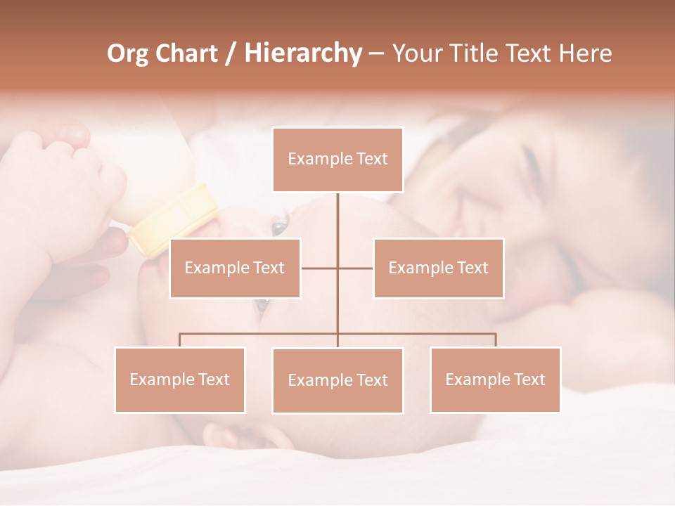 Woman Happiness Offspring PowerPoint Template