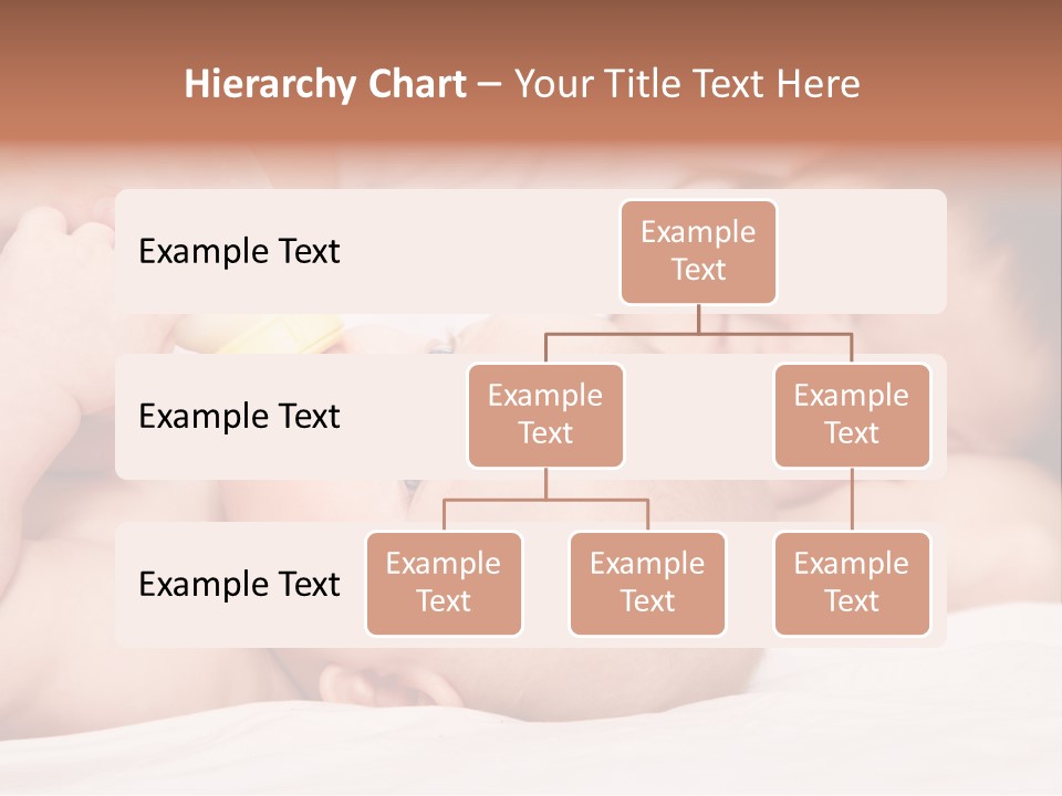 Woman Happiness Offspring PowerPoint Template