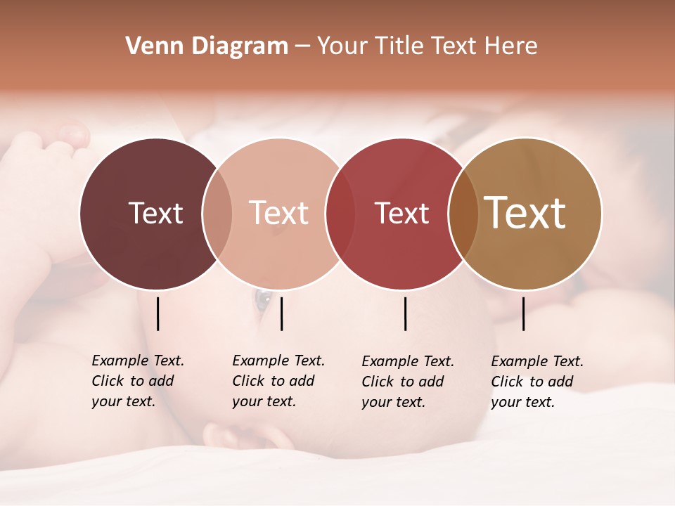 Woman Happiness Offspring PowerPoint Template