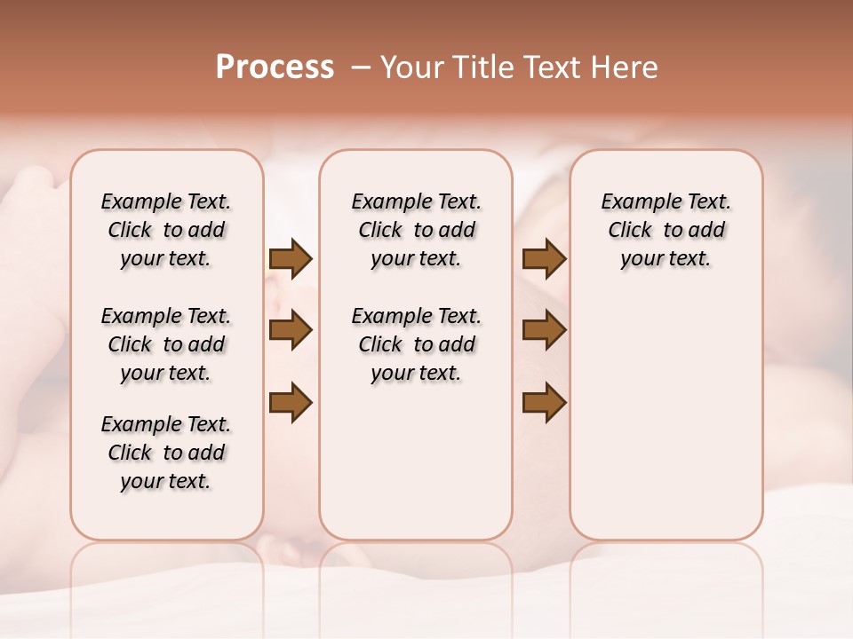 Woman Happiness Offspring PowerPoint Template