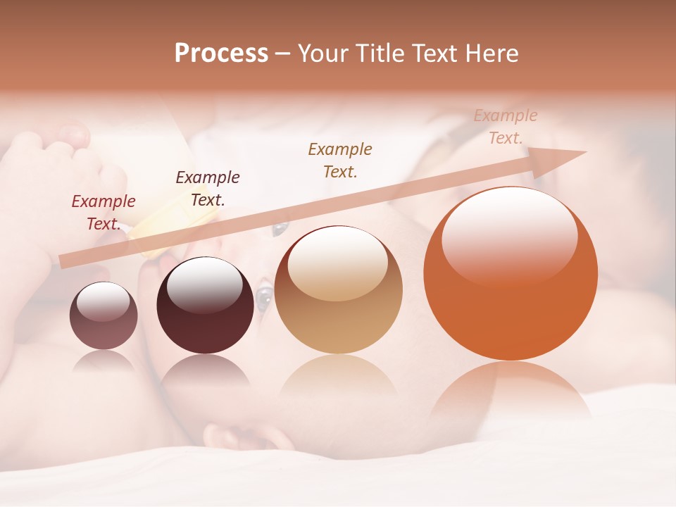 Woman Happiness Offspring PowerPoint Template