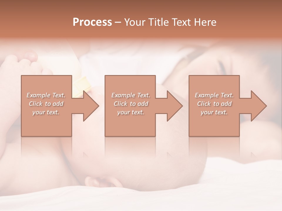 Woman Happiness Offspring PowerPoint Template