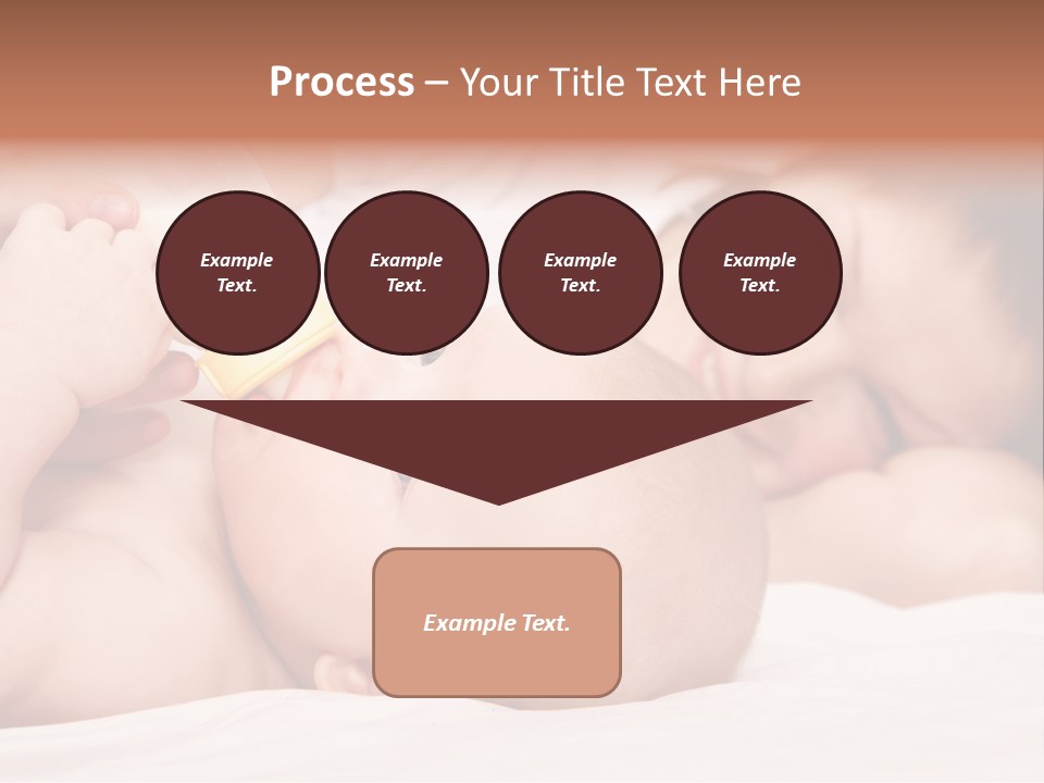 Woman Happiness Offspring PowerPoint Template