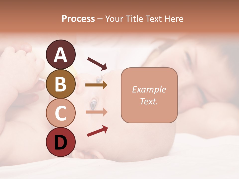 Woman Happiness Offspring PowerPoint Template