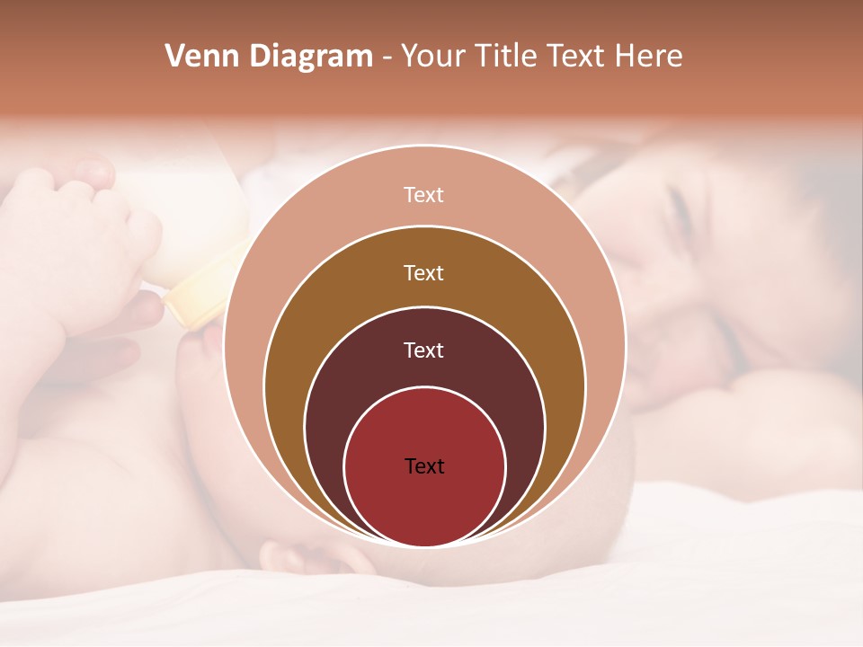 Woman Happiness Offspring PowerPoint Template