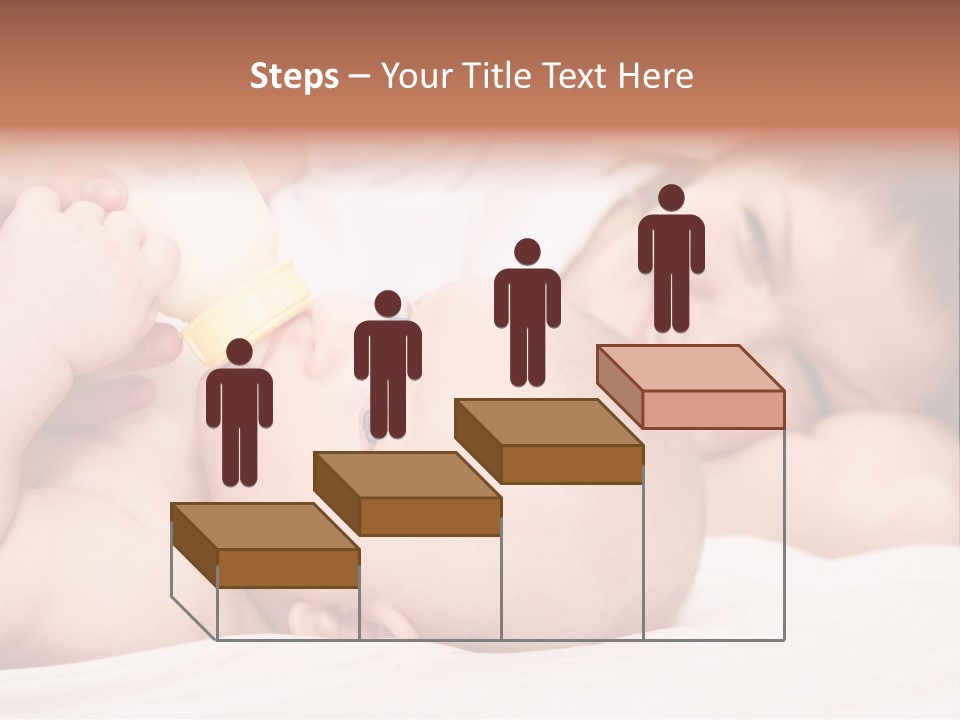 Woman Happiness Offspring PowerPoint Template