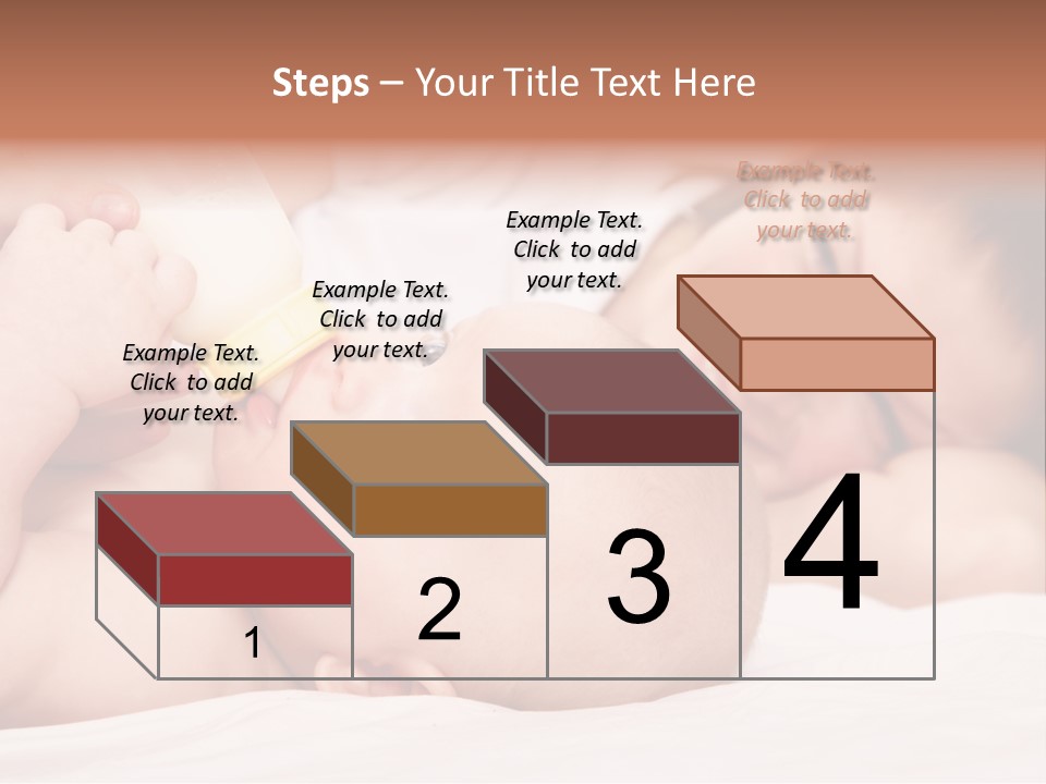 Woman Happiness Offspring PowerPoint Template