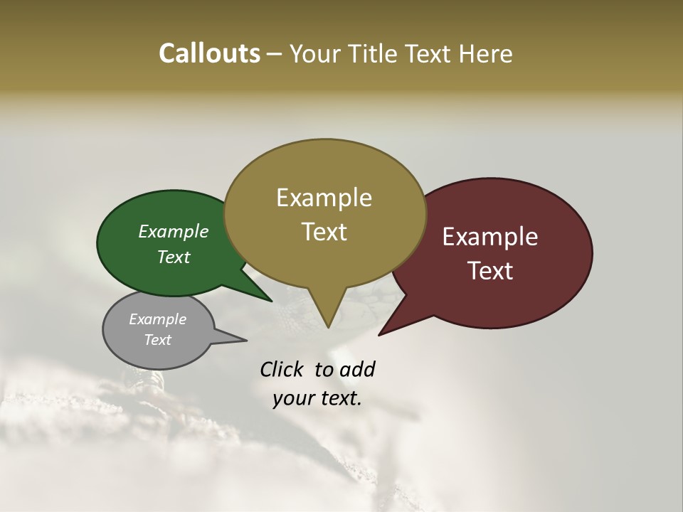 Animal Little Conceal PowerPoint Template