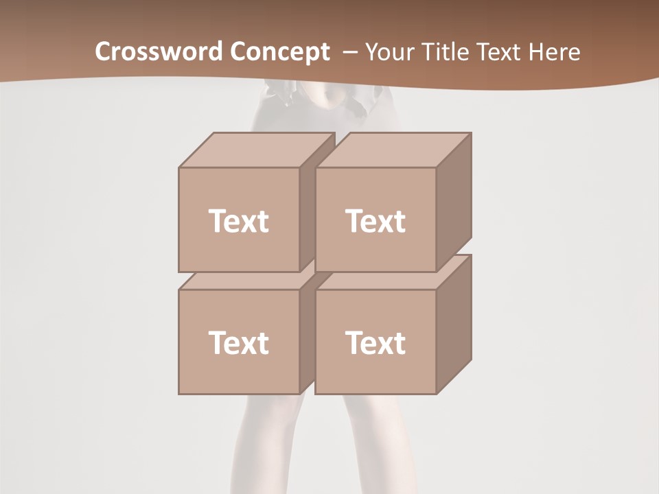 Wonderful Blonde Fur PowerPoint Template