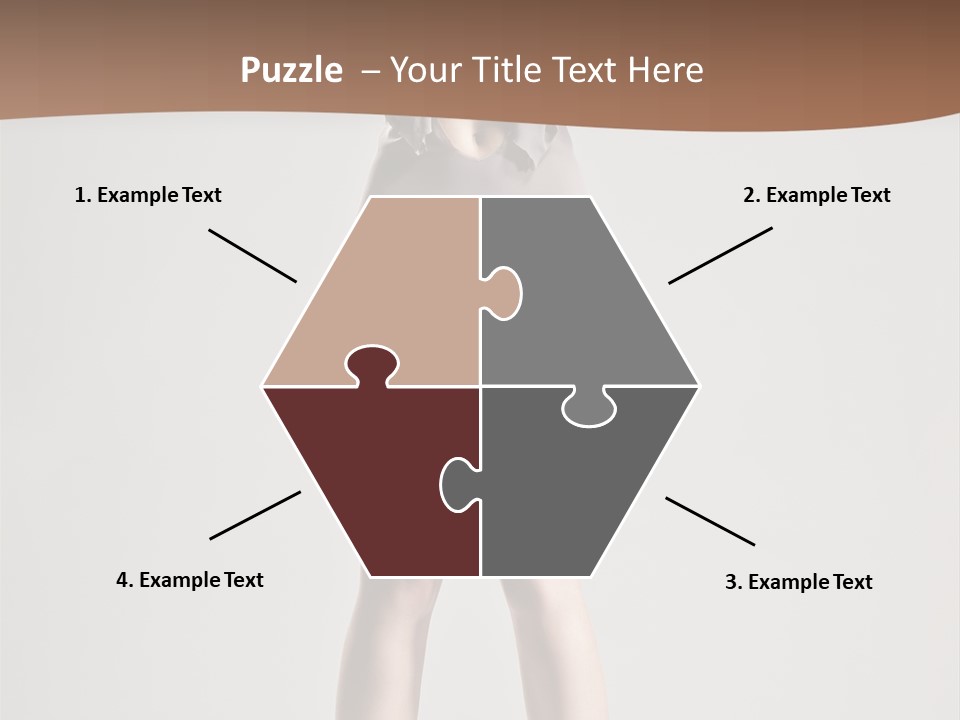 Wonderful Blonde Fur PowerPoint Template