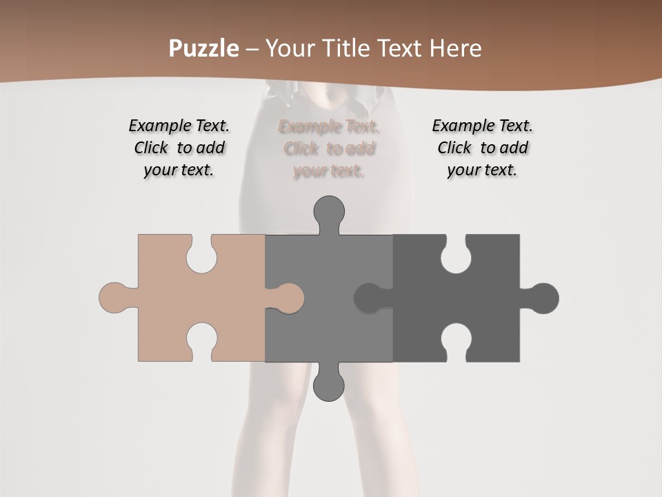 Wonderful Blonde Fur PowerPoint Template