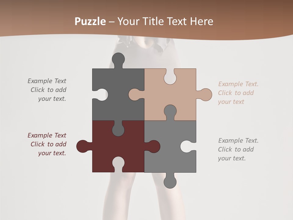 Wonderful Blonde Fur PowerPoint Template