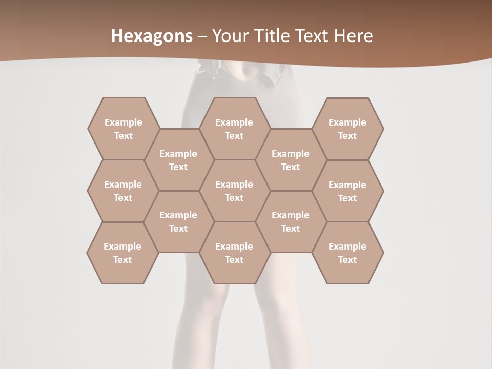 Wonderful Blonde Fur PowerPoint Template