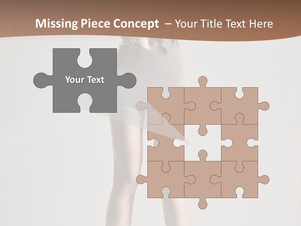 Wonderful Blonde Fur PowerPoint Template