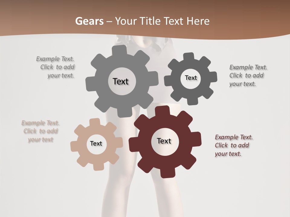 Wonderful Blonde Fur PowerPoint Template