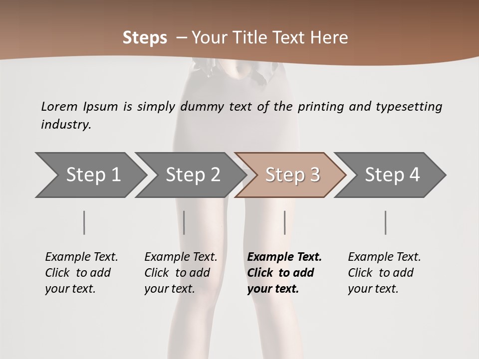 Wonderful Blonde Fur PowerPoint Template