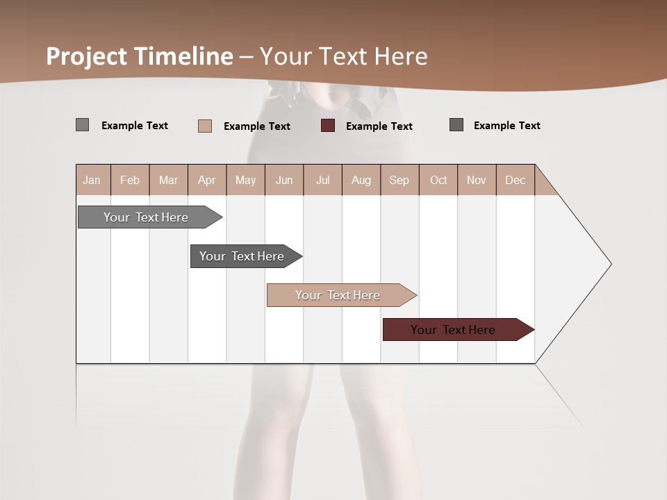 Wonderful Blonde Fur PowerPoint Template