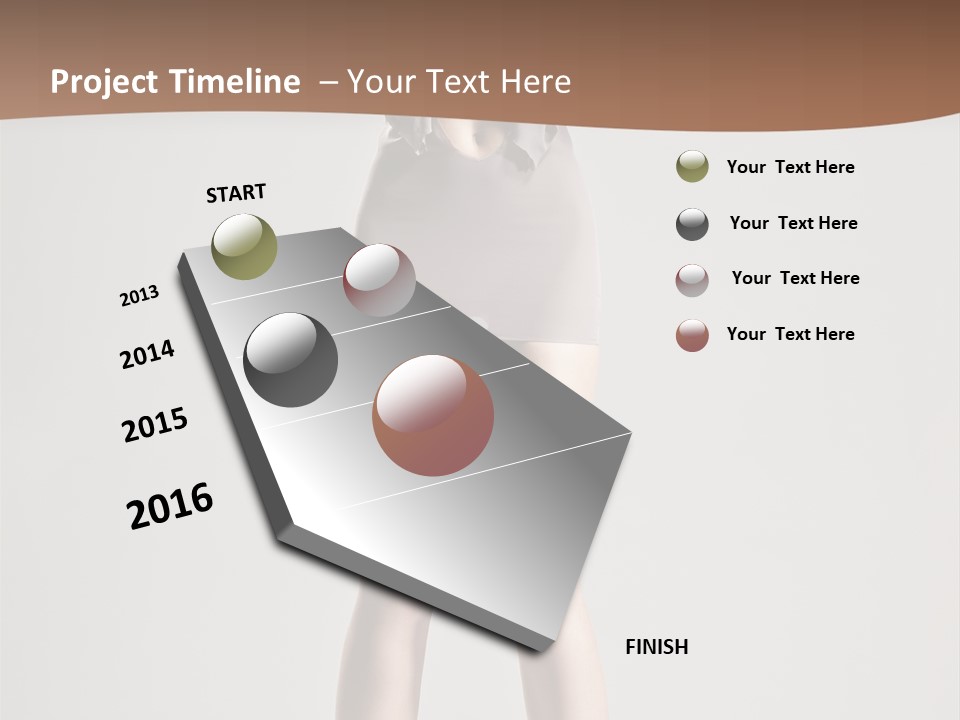 Wonderful Blonde Fur PowerPoint Template