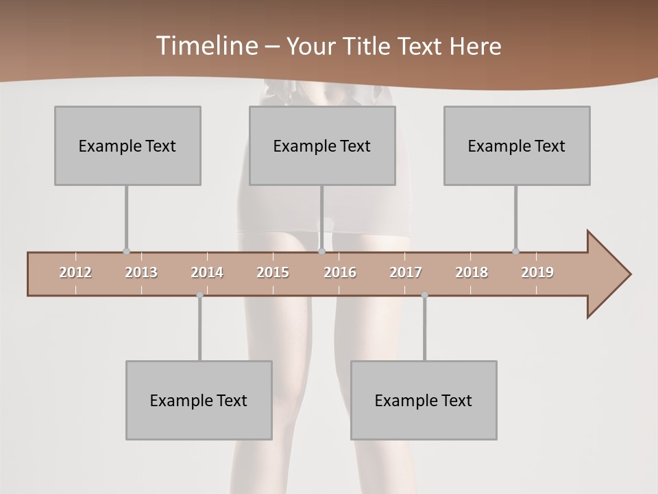 Wonderful Blonde Fur PowerPoint Template