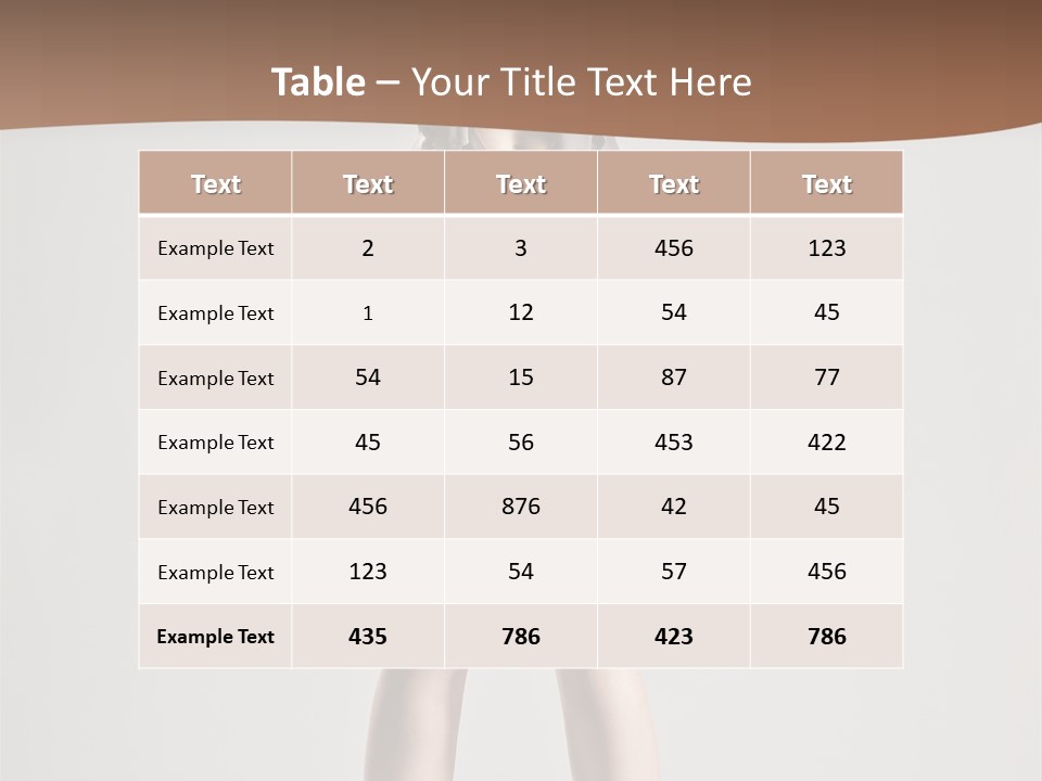 Wonderful Blonde Fur PowerPoint Template