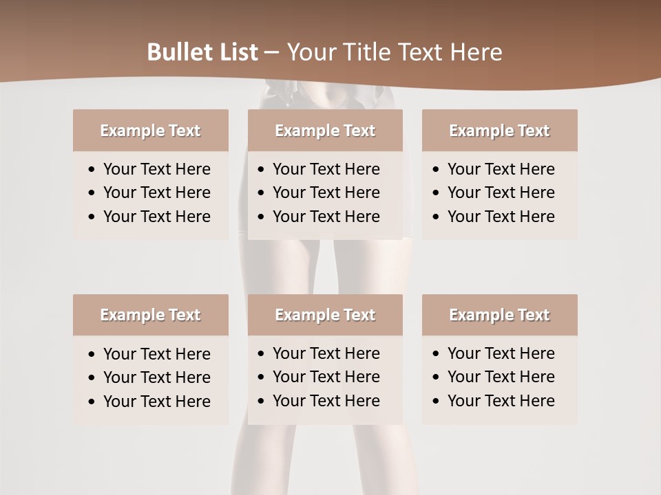 Wonderful Blonde Fur PowerPoint Template