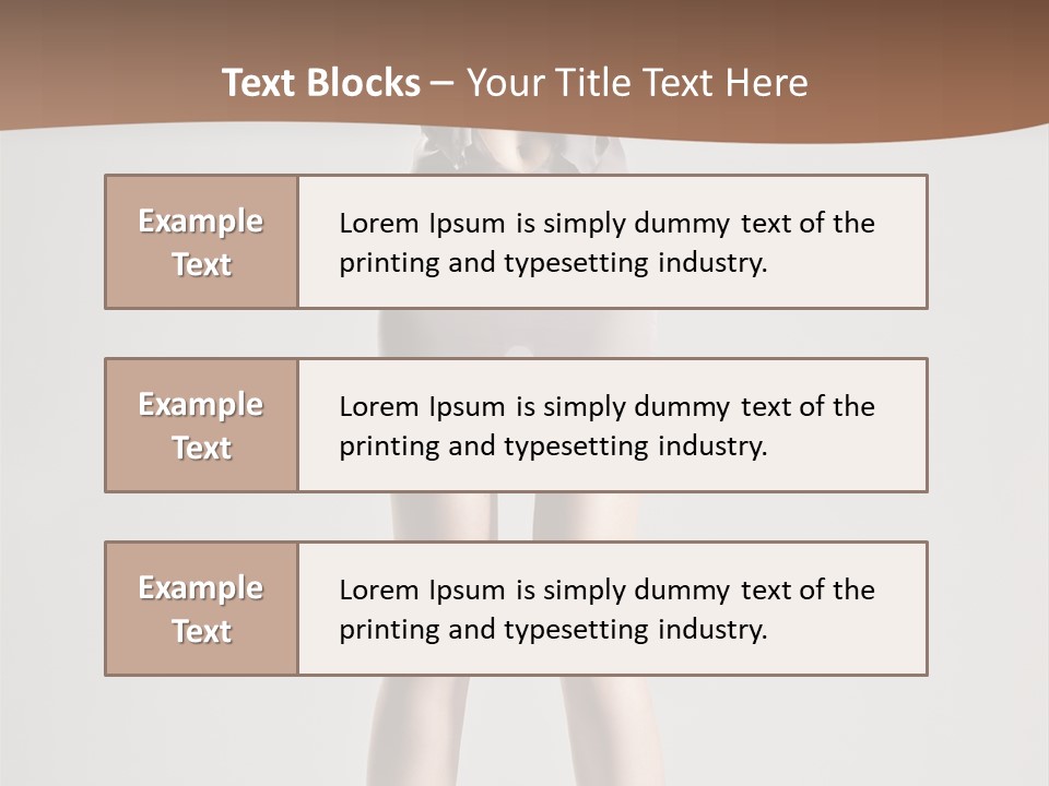 Wonderful Blonde Fur PowerPoint Template