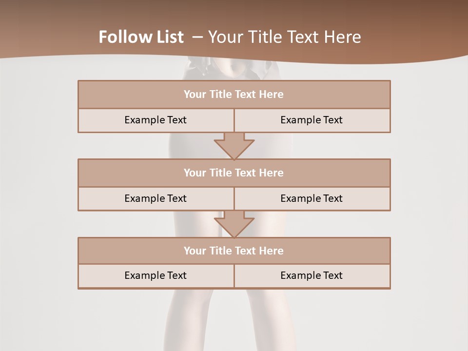 Wonderful Blonde Fur PowerPoint Template