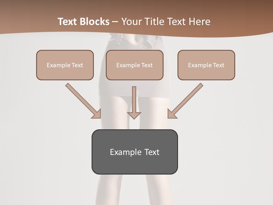 Wonderful Blonde Fur PowerPoint Template