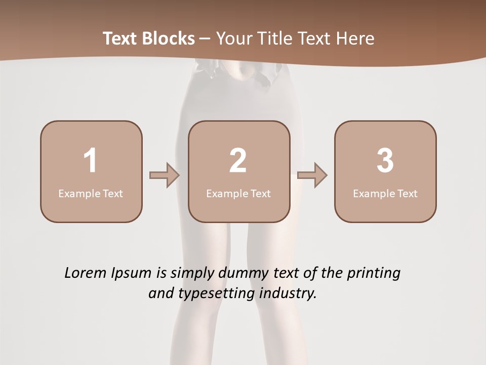 Wonderful Blonde Fur PowerPoint Template