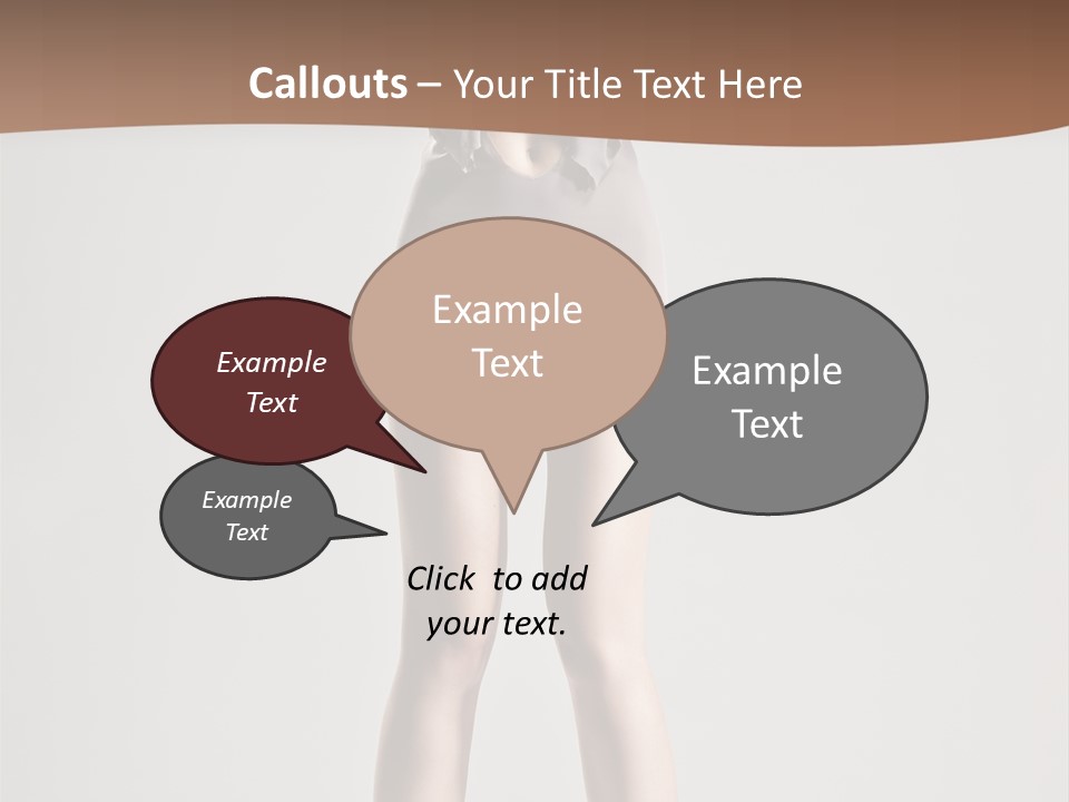 Wonderful Blonde Fur PowerPoint Template