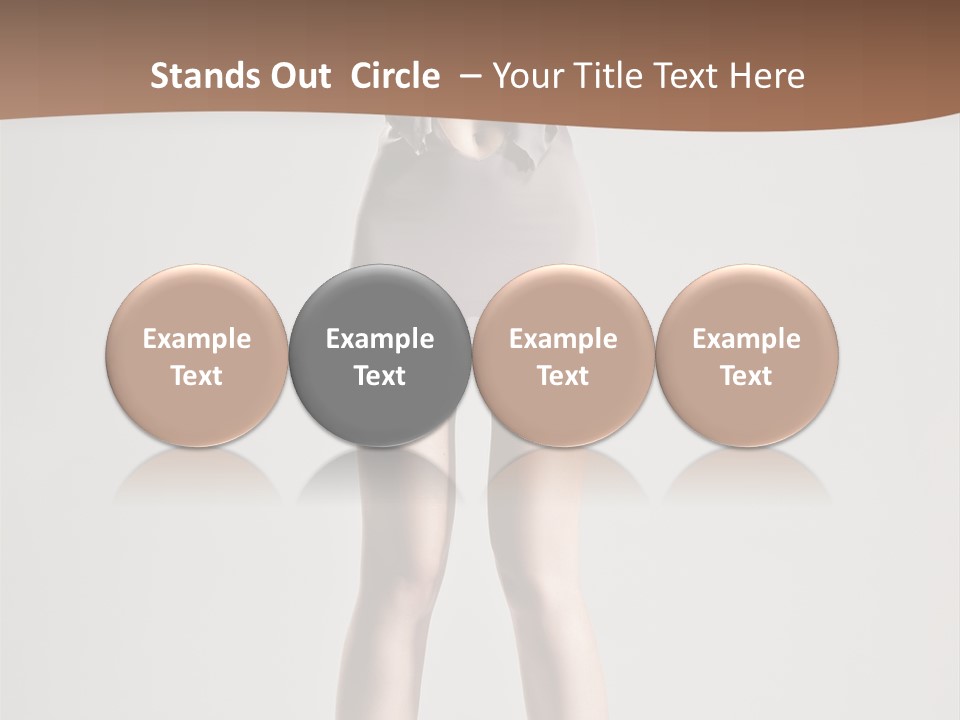 Wonderful Blonde Fur PowerPoint Template