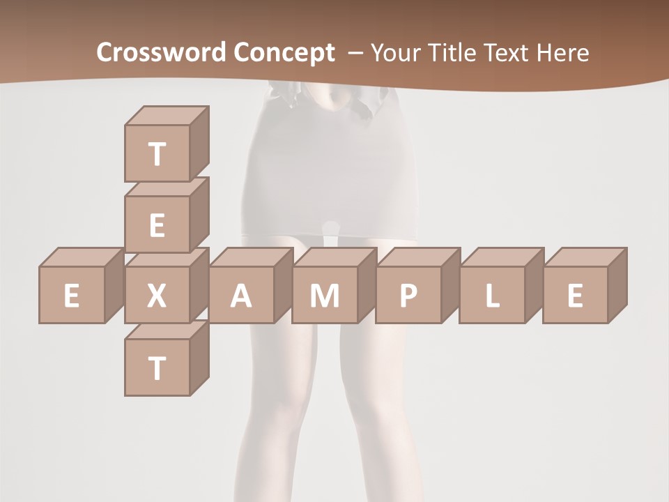 Wonderful Blonde Fur PowerPoint Template