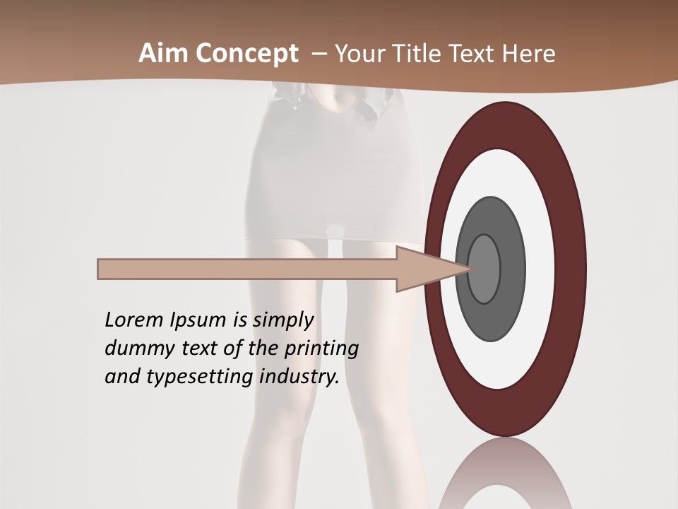 Wonderful Blonde Fur PowerPoint Template