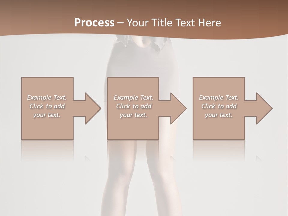 Wonderful Blonde Fur PowerPoint Template