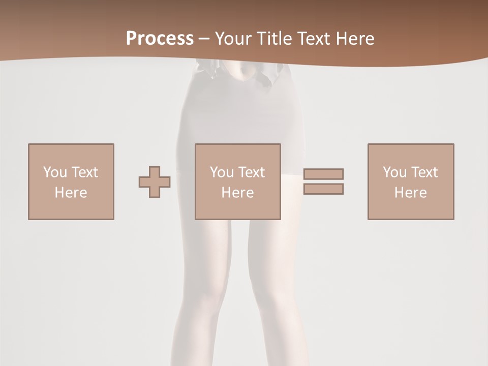 Wonderful Blonde Fur PowerPoint Template