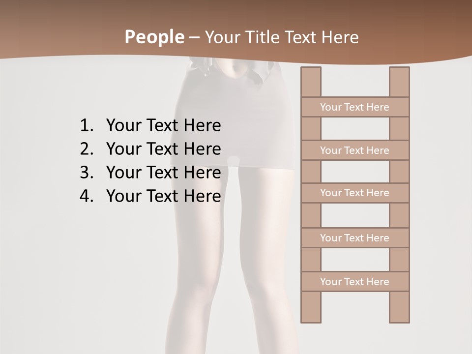 Wonderful Blonde Fur PowerPoint Template