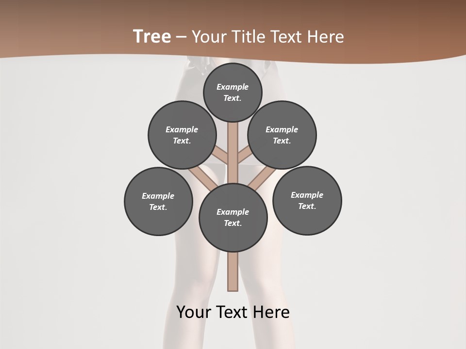 Wonderful Blonde Fur PowerPoint Template