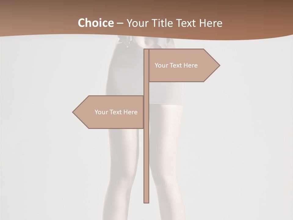 Wonderful Blonde Fur PowerPoint Template