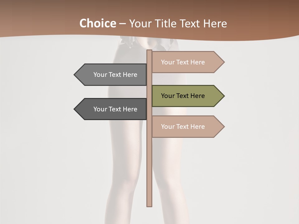 Wonderful Blonde Fur PowerPoint Template