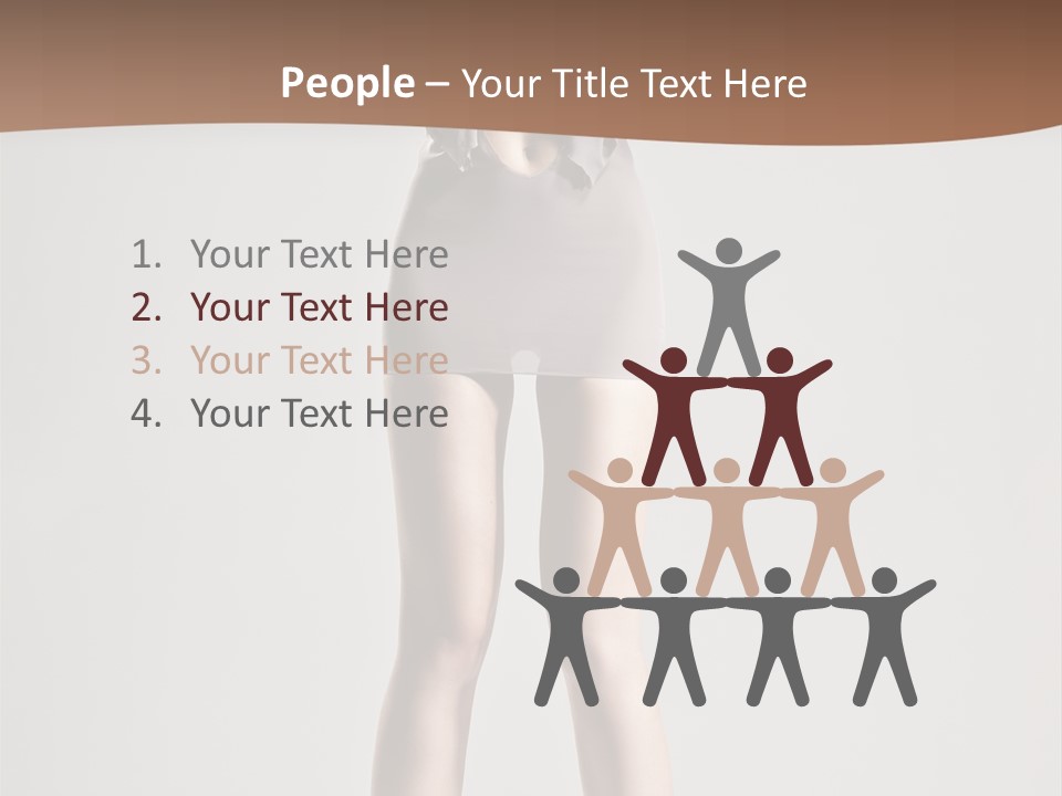 Wonderful Blonde Fur PowerPoint Template