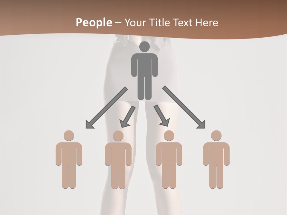 Wonderful Blonde Fur PowerPoint Template