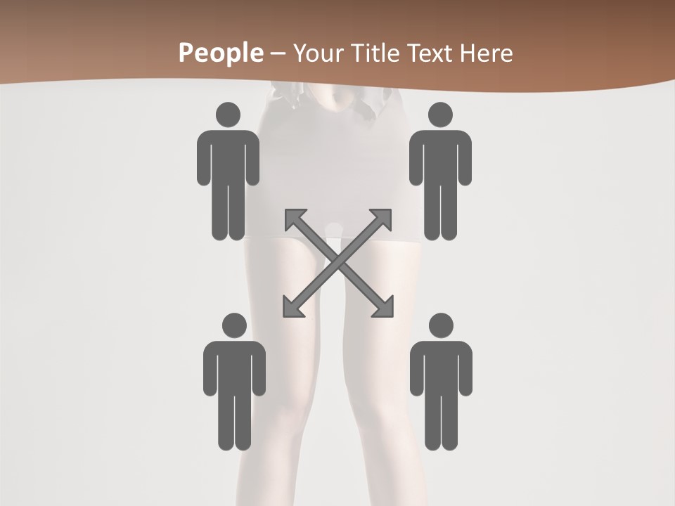 Wonderful Blonde Fur PowerPoint Template