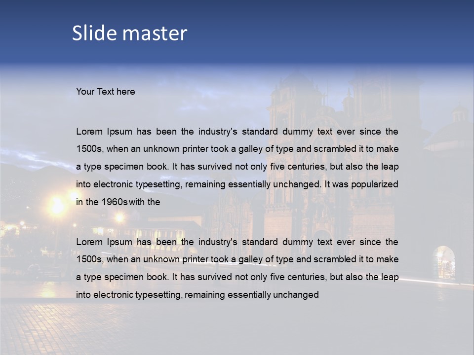 Inca Travel City PowerPoint Template