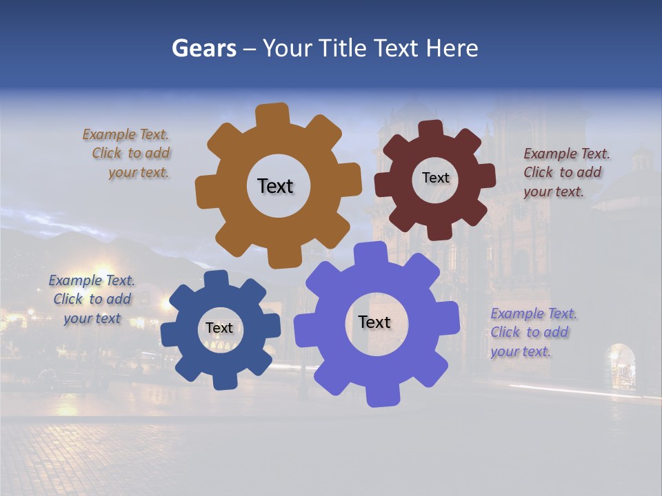 Inca Travel City PowerPoint Template