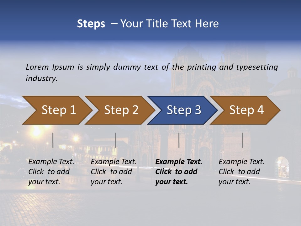 Inca Travel City PowerPoint Template