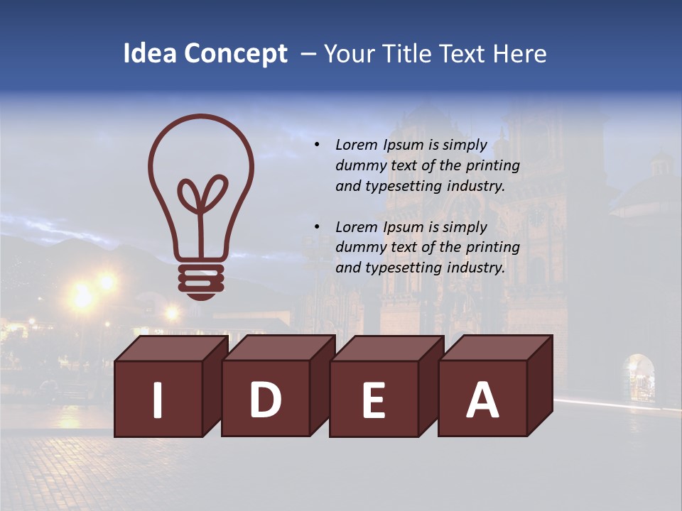 Inca Travel City PowerPoint Template