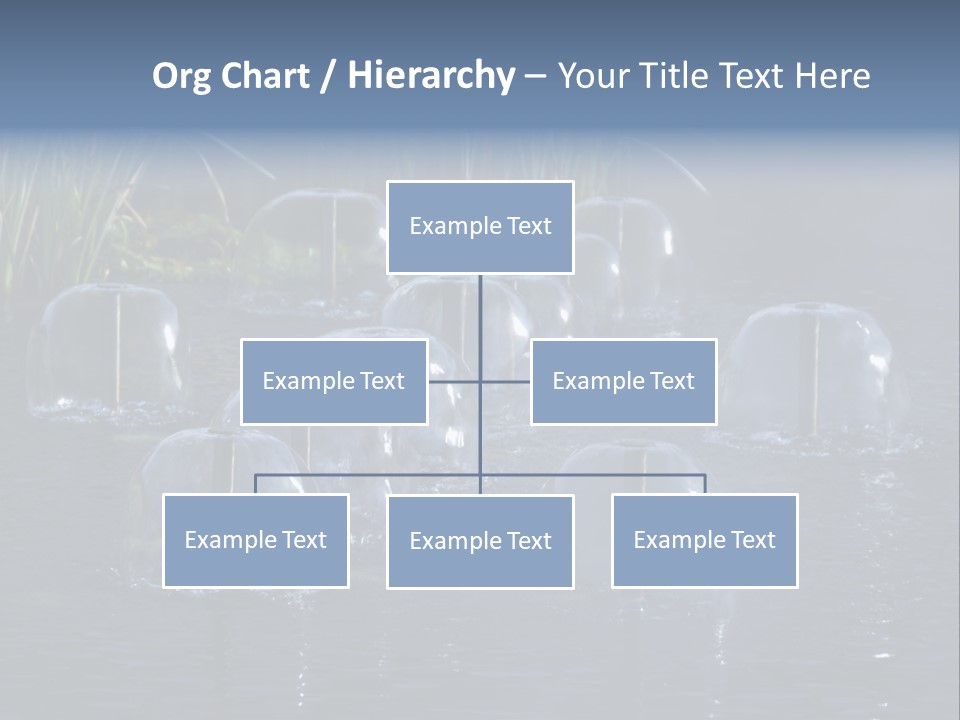 Pool Decorative Spout PowerPoint Template