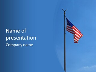 Holiday Usa Wave PowerPoint Template