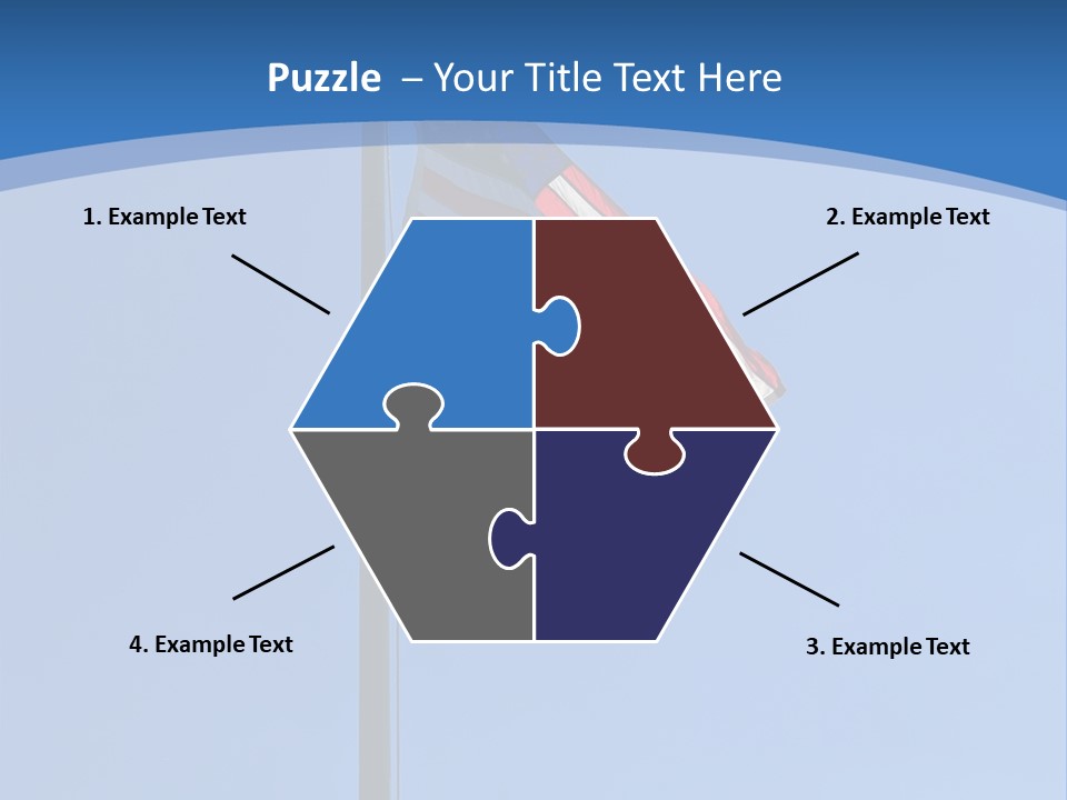 Holiday Usa Wave PowerPoint Template