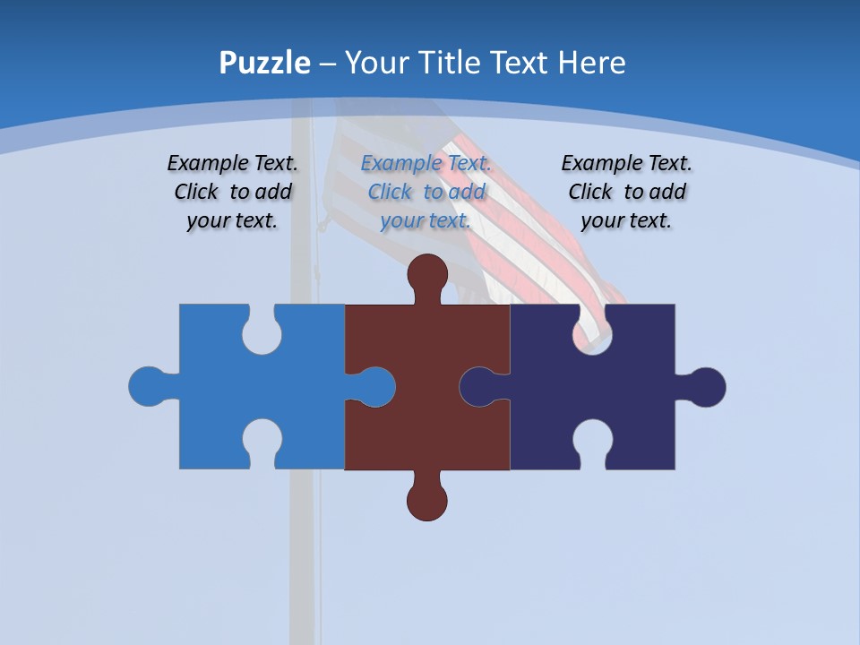 Holiday Usa Wave PowerPoint Template